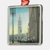 フェリータワーを示す低相場Stの眺め メタルオーナメント (左)