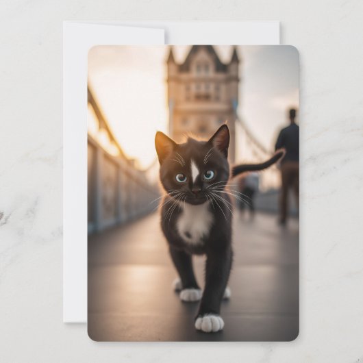 フェリーニはタワーブリッジを散策：ロンドンの尾 シーズンカード (正面)