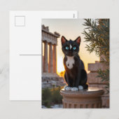 フェリーニはパルテノン神殿を訪れる：ギリシャのオデッセイ シーズンポストカード (正面/裏面)