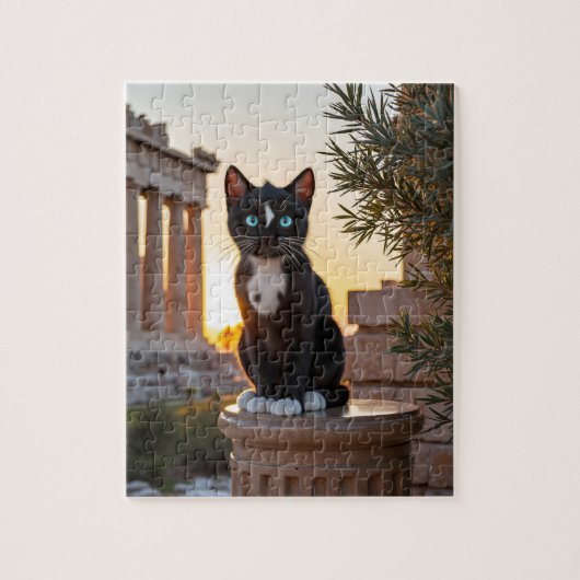 フェリーニはパルテノン神殿を訪れる:ギリシャのオデッセイ ジグソーパズル (縦)