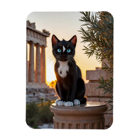 フェリーニはパルテノン神殿を訪れる:ギリシャのオデッセイ マグネット (縦)