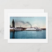 フェリーボートタマルパイサンフランシスコベイ ポストカード (正面/裏面)