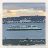 フェリーボート ガラスコースター (正面)