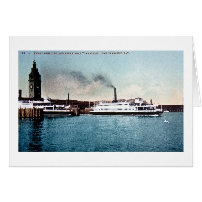 フェリーボートTamalpais、サンフランシスコ湾 (正面横)