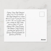 フェリーレディーチェルムスフォード1900s ポストカード (裏面)