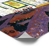 フェリー付き灯台 ポスター (角)