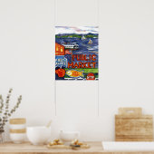 フェリー付き路地 ポスター (キッチン)