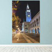 フェリー建物 キャンバスプリント (インサイチュ (ウッドフロア))