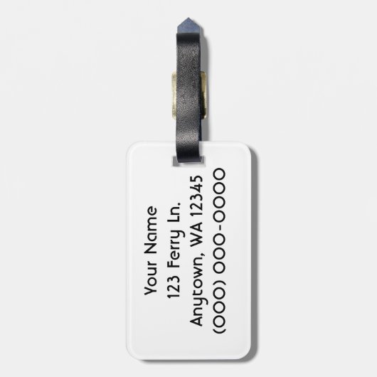 フェリー ラゲッジタグ (裏面縦)