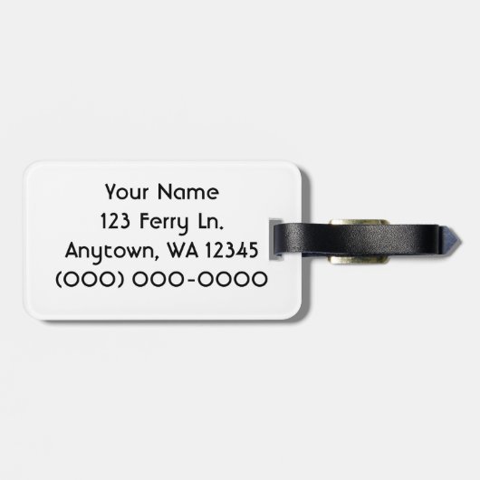 フェリー ラゲッジタグ (裏面横)