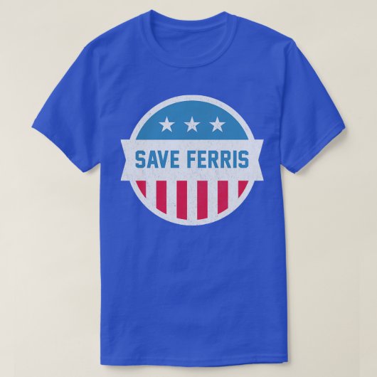 フェリ救スヴィンテージデザイン Tシャツ (デザイン正面)