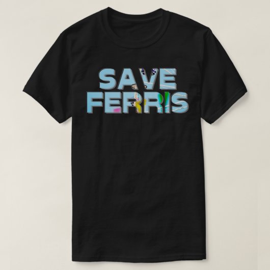 フェリ救ス1 Tシャツ (デザイン正面)