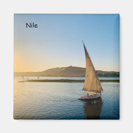 フェルッカ・オン・ザ・ナイル・アットアスワン マグネット (正面)