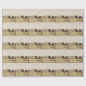 フェルディナント・ホドラー著雄牛 ラッピングペーパー (フラット)