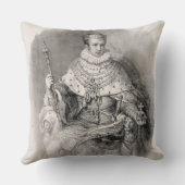 フェルディナントI (1793-1875年)、ロンバルディアヴェネト共和国の王、 クッション (裏面)