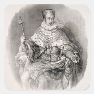 フェルディナントI (1793-1875年)、ロンバルディアヴェネト共和国の王、 スクエアシール