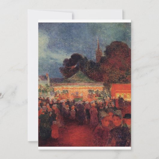 フェルディナンドデュプイガウドーカーニバルアットナイトインル  招待状 (正面)