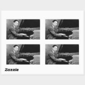 フェルディナンド・ジョセフ・ラ・モテ、別名ジェリー転が・モートン 長方形シール (シート)