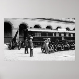 フェルディナンド・フォック鉄道車両 – WWI休戦車 ポスター
