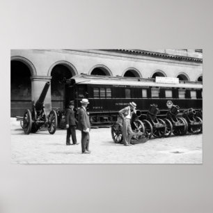 フェルディナンド・フォック鉄道車両 – WWI休戦車 ポスター