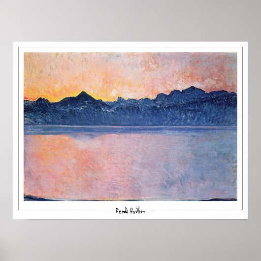 フェルディナンド・ホドラー・ゼディング・アート・ポスター#50 ポスター (正面)