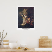 フェルディナンド・ボルによるヤコブの梯子の夢 ポスター (キッチン)