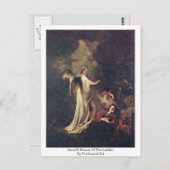 フェルディナンド・ボルによるヤコブの梯子の夢 ポストカード (正面/裏面)