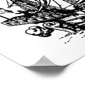 フェルディナンド・マゼランのボート「ビクトリア」 ポスター (角)