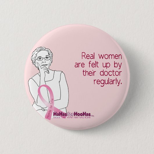 フェルトを得て下さい、今日ボタンをかけて下さい 缶バッジ (正面)