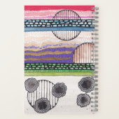 フェルトップファンタジー、水彩画、あなたの名前 ノートブック (裏面)