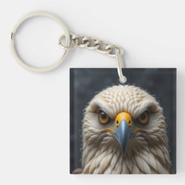 フェルトバードポートレート キーホルダー