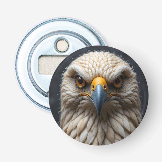 フェルトバードポートレート 栓抜き (正面)