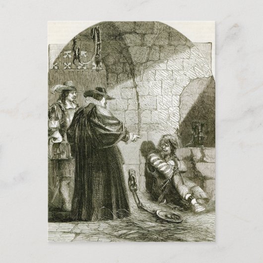 フェルトン、投獄される ポストカード (正面)