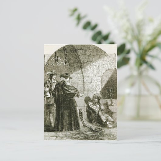 フェルトン、投獄される ポストカード (スタンド正面)