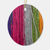 フェルトDIYのひも セラミックオーナメント (左)