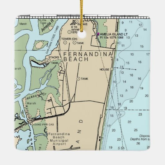 フェルナンディナビーチFLセラミックオーナメント セラミックオーナメント (裏面)