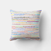 フェルナンディナ文字デザインビーチII装飾用クッション クッション (裏面)