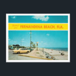 フェルナンディーナビーチからの挨拶フロリダトラベル ポストカード<br><div class="desc">Fernandinaビーチ、Florida Vintage Travelポストカードからの挨拶</div>