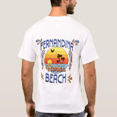フェルナンディーナビーチ, フロリダ州 Tシャツ (裏面)