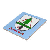 フェルナンデス・ファミリーシールド装飾タイル タイル (側面)