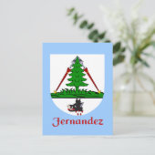 フェルナンデス・ファミリーヘラルディックシールド ポストカード (スタンド正面)