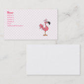 フェルナンドのフラミンゴ 名刺 (正面/裏面)