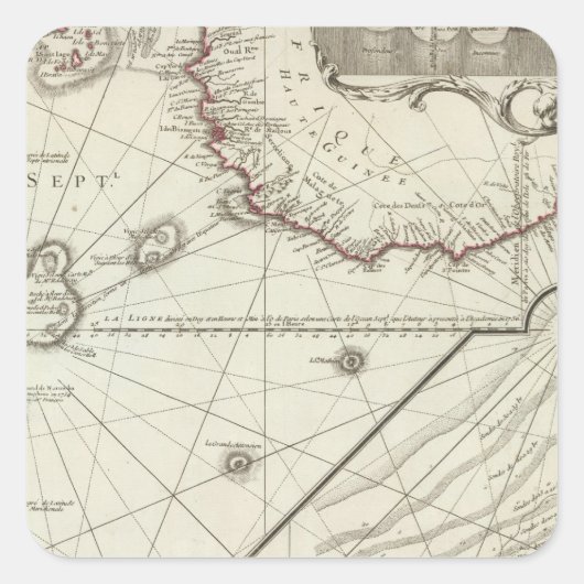 フェルナンドデノーニャ島 スクエアシール (正面)