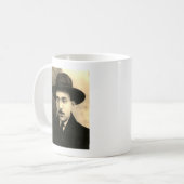 フェルナンドペソアポートレート コーヒーマグカップ (正面左)