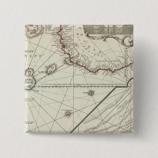 フェルナンド·デ·ノロンハ島 缶バッジ (正面)