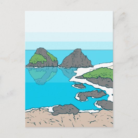 フェルナンド・デ・ノーニャ諸島 – ブラジル ポストカード (正面)