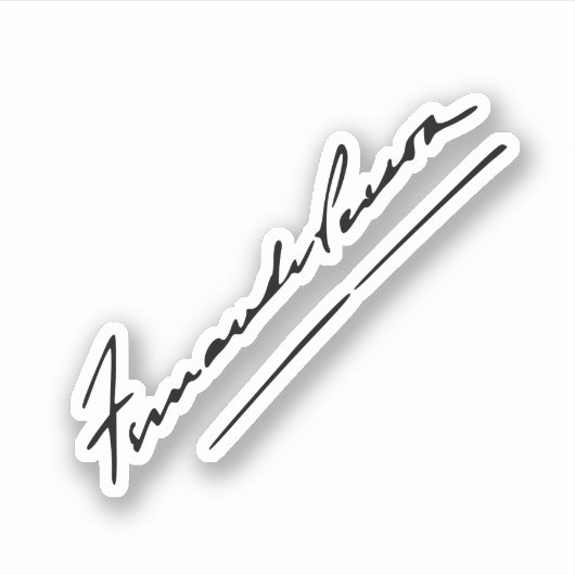 フェルナンド・ペソアの署名 シール (正面)