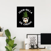 フェルニラアイスクリームアイスクリームプラントプンダークBG ポスター (ホームオフィス)