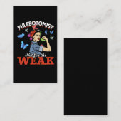 フェルボトミストの同僚卒業蝶 名刺 (正面/裏面)