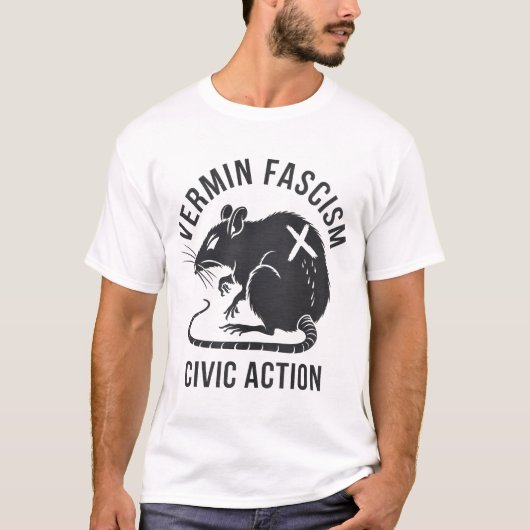 フェルミン・ファシズムの市民行動 Tシャツ (正面)